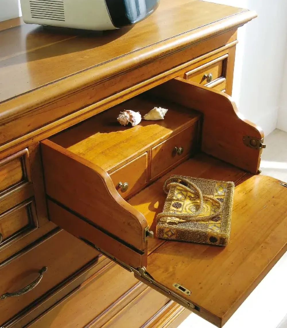 Outlet Gruppo notte Comò pn208 in Legno a prezzo Outlet Comodini