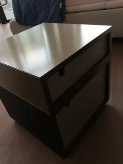 Gruppo notte Domino in Laccato opaco a prezzo scontato Comodini