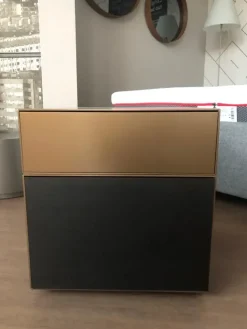 Gruppo notte Domino in Laccato opaco a prezzo scontato Comodini