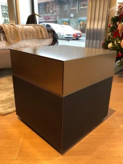 Gruppo notte Domino in Laccato opaco a prezzo scontato Comodini