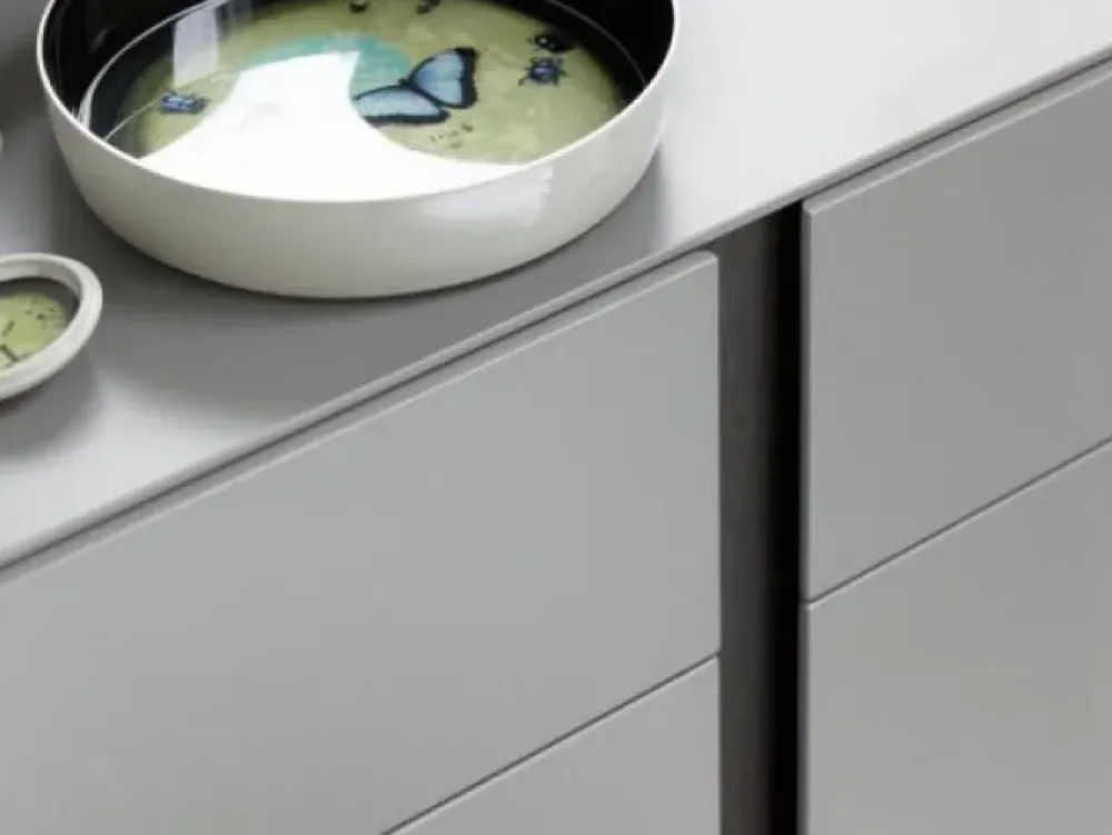 Sangiacomo Gruppo notte modello Abaco con gola ad un prezzo mai così piccolo- Comodini