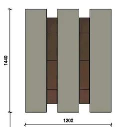 Ingresso moderno modello Wallover di a PREZZI OUTLET^Caccaro Sale