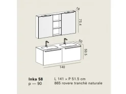 Arbi Inka  : mobile da bagno A PREZZI OUTLET- Mobili Bagno Sospeso