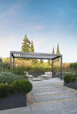 Gibus Innovativa pergotenda Movie perola bioclimatica   a prezzo Outlet- Pergotende