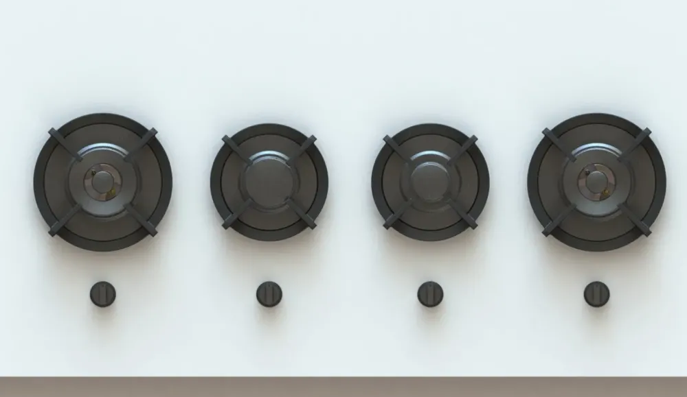 Clearance Innovativo piano cottura Set bruciatori modello danau di in offerta Piano Cottura