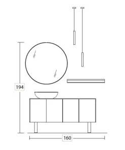 L.07 : mobile da bagno A PREZZI OUTLET^Legnobagno