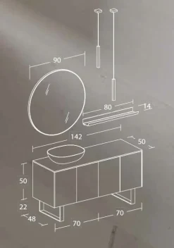 L.07 : mobile da bagno A PREZZI OUTLET^Legnobagno