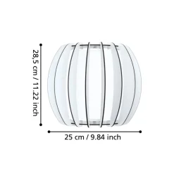 Lampada 95609 lampada da parete in OFFERTA OUTLET^Eglo Outlet