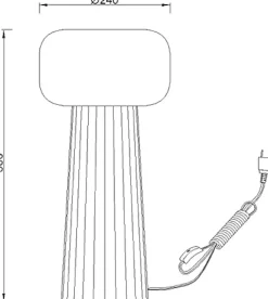 Collezione esclusiva Lampada 7249 mantra faro lampada da tavolo nera in OFFERTA OUTLET- Lampade Da Tavolo