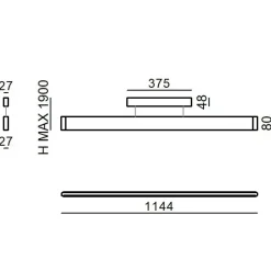 Lampada 9197 satori sospensione led in OFFERTA OUTLET^Linea Light Clearance