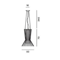 Lampada a sospensione Allegretto vivace in Offerta Outlet^Foscarini