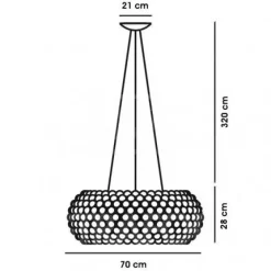 Clearance Lampada a sospensione Caboche plus grande sospensione   a prezzo Outlet Lampade A Sospensione