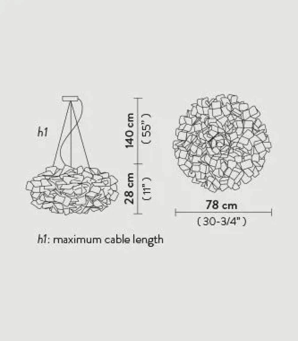 New Lampada a sospensione Clizia suspension mama non mama large a prezzo scontato Lampade A Sospensione
