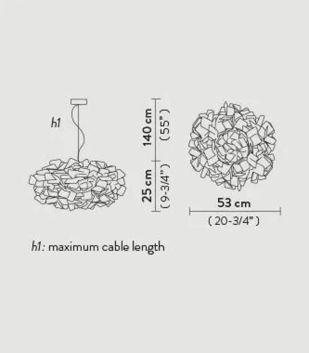 Slamp Lampada a sospensione Clizia suspension mama non mama in Offerta Outlet- Lampade A Sospensione