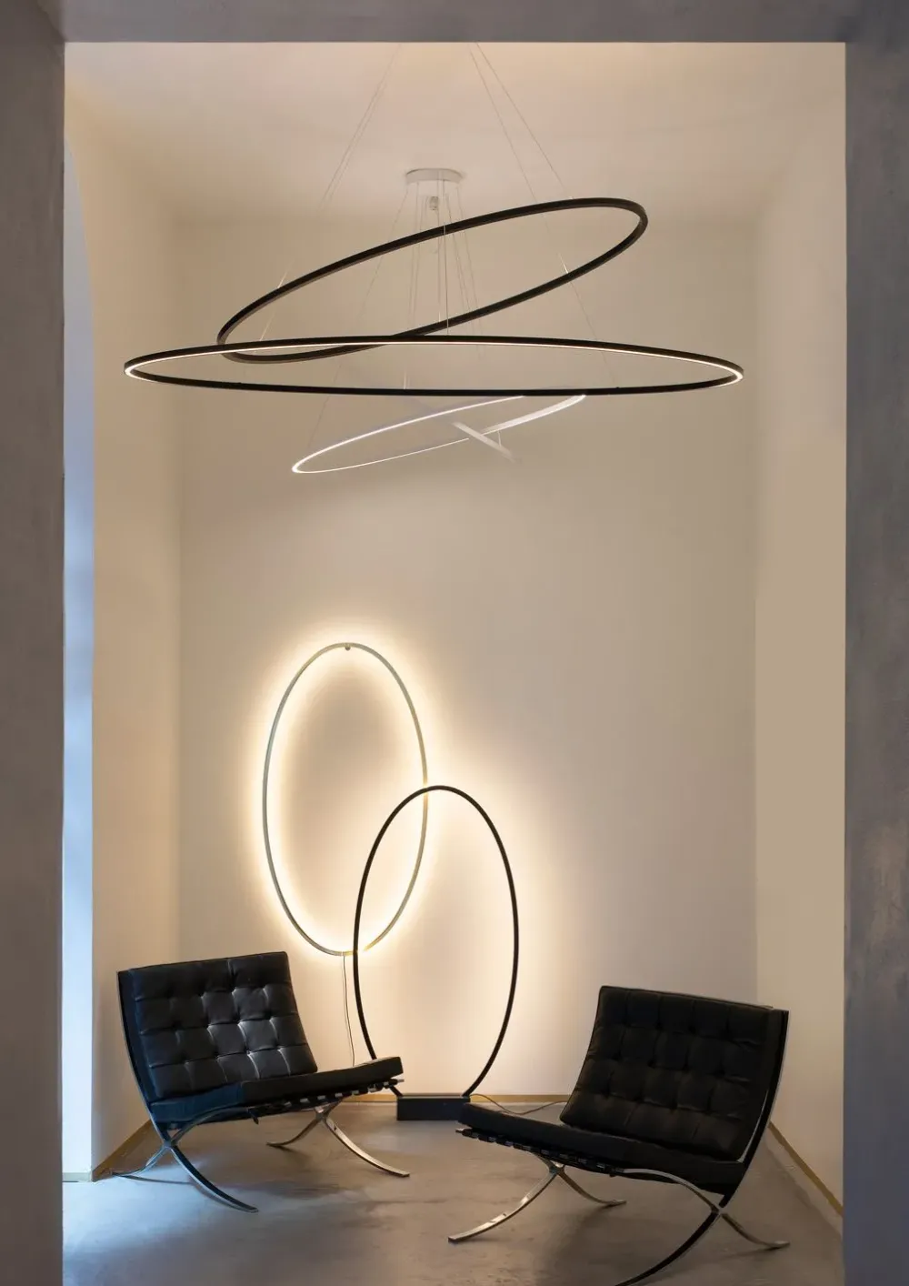 Lampada a sospensione Ellisse double a prezzo scontato^Nemo New