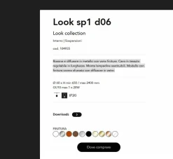 Ideal Lux Lampada a sospensione Look stile Design a prezzi outlet- Lampade A Sospensione