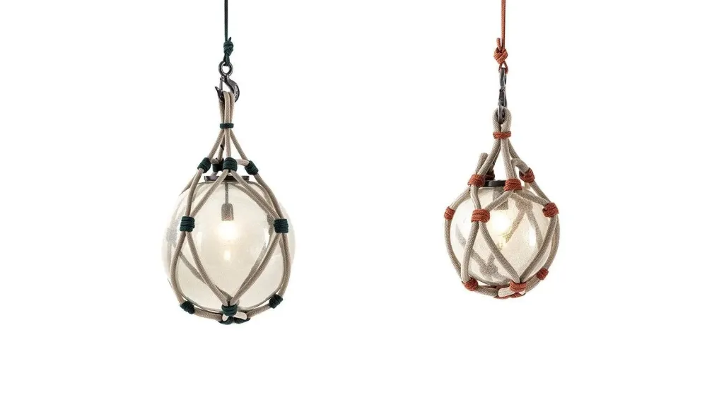 Lampada a sospensione in vetro Bollicosa nautilus in Offerta Outlet^Cassina Clearance