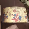 Lampada a sospensione in tessuto Fiori a prezzo scontato^Arcom Sale