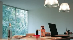 Outlet Lampada a sospensione in vetro Romeo moon suspension 1 a prezzo Outlet Lampade A Sospensione