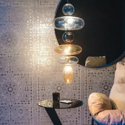 Lampada a sospensione in vetro Baban a prezzo scontato^Cattelan Italia Best