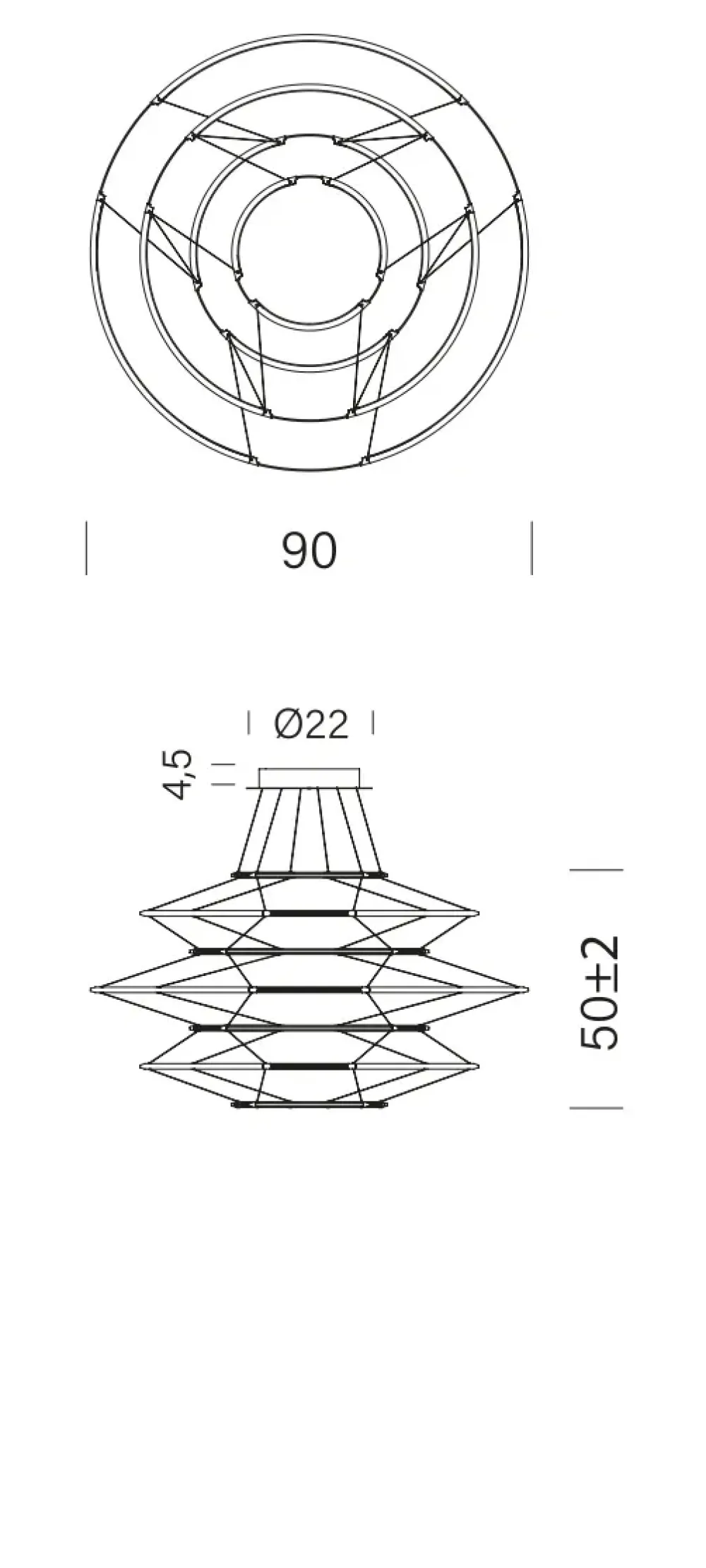Nemo Lampada a sospensione in metallo Drop 7 in Offerta Outlet- Lampade A Sospensione