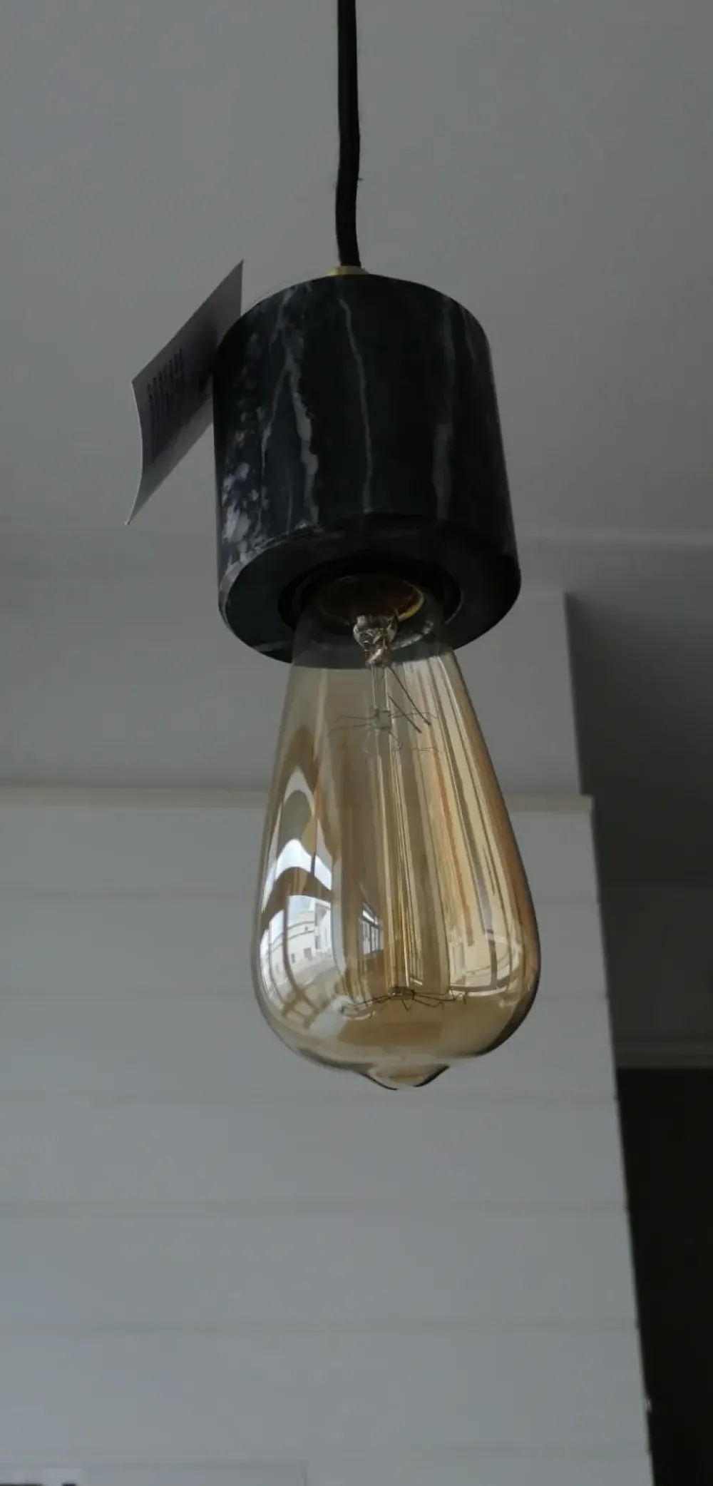 Julia Lampada a sospensione Lampada a sospensione in marmo Nero in offerta- Lampade A Sospensione