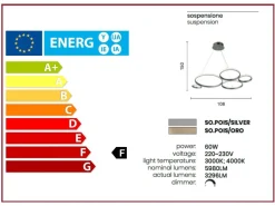 Lampada a sospensione Pois stile Design a prezzi convenienti^Ondaluce New