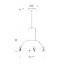 Hot Lampada a sospensione Projecteur 365 a prezzo Outlet Lampade A Sospensione