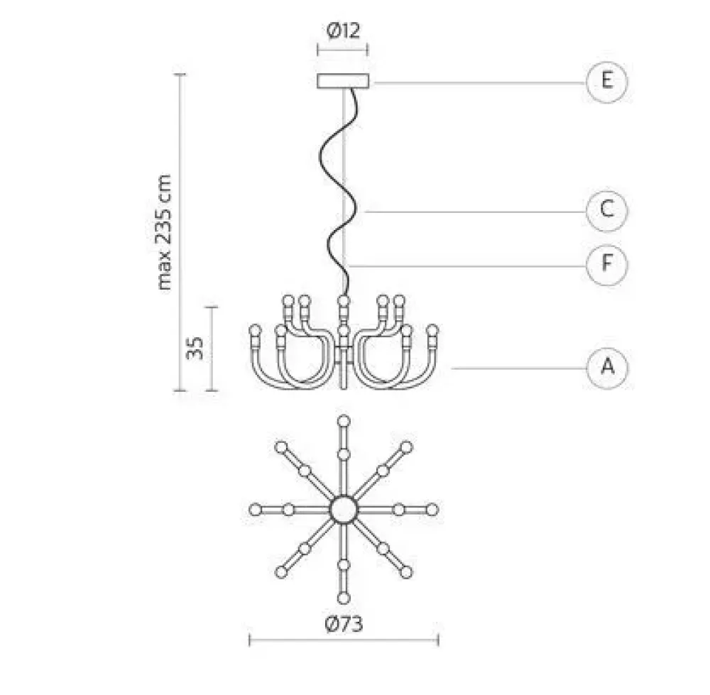 Karman Lampada a sospensione Snoob sospensione in Offerta Outlet- Lampade A Sospensione