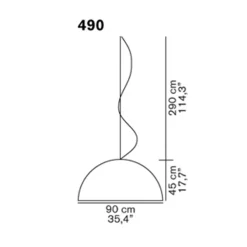 O-Luce Lampada a sospensione Sonora 490 in Offerta Outlet- Lampade A Sospensione
