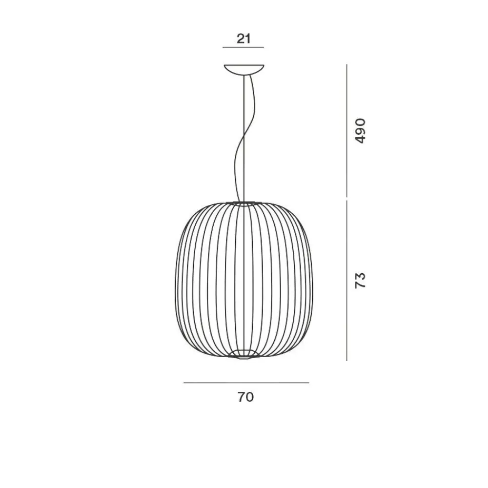Lampada a sospensione Spokes 2 large dimmerabile in Offerta Outlet^Foscarini Online
