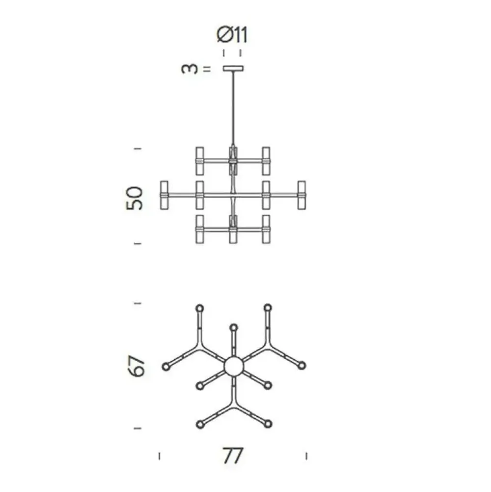 Nemo Lampada a sospensione stile Design Crown minor pendant scontato- Lampade A Sospensione