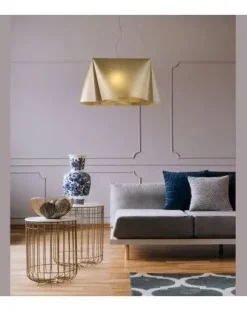 Collezione esclusiva Lampada a sospensione stile Moderno Wanda new gold linea zero in saldo- Lampade A Sospensione
