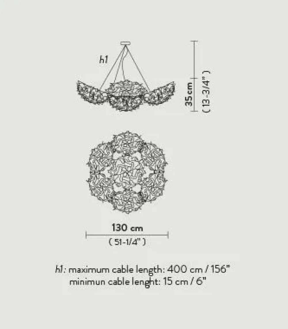 Slamp Lampada a sospensione Veli 7 suspension opal a prezzo Outlet- Lampade A Sospensione