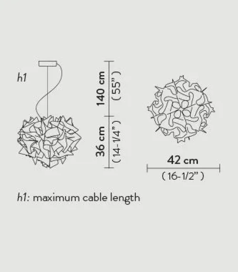 Slamp Lampada a sospensione Veli suspension a prezzo scontato- Lampade A Sospensione