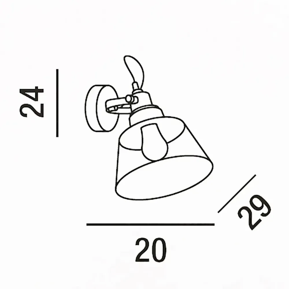 Lampada 6842 fu perenz lampada da parete a PREZZI OUTLET^Collezione esclusiva Online