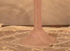 New Lampada Coppia di lampade inerni luce murano rosa in OFFERTA OUTLET Lampade Da Tavolo