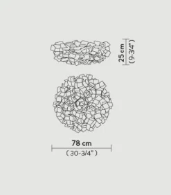 Slamp Lampada da parete Clizia mama non mama ceiling/wall large in Offerta Outlet- Applique Da Parete