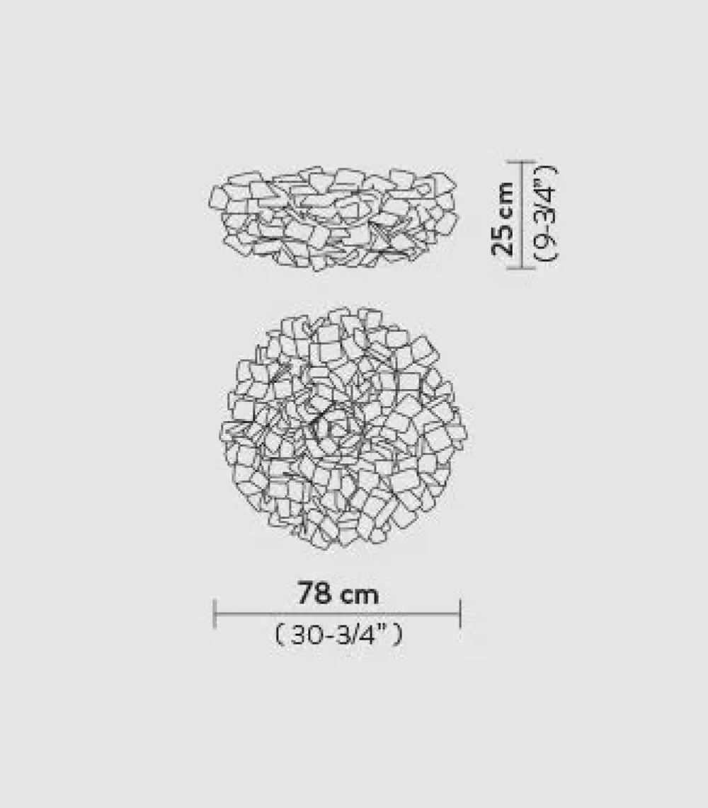 Slamp Lampada da parete Clizia mama non mama ceiling/wall large in Offerta Outlet- Applique Da Parete