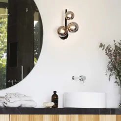 Lampada da parete Perlage ap3 Ambra in offerta^Ideal Lux Online