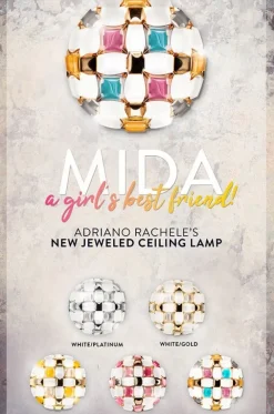 Slamp Lampada da soffitto Mida 50 cm multicolor in Offerta Outlet- Plafoniere Da Soffitto