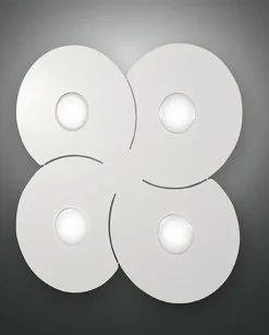 Lampada da soffitto stile Moderno Ginny plafoniera led a prezzi outlet^Fabas Luce Hot