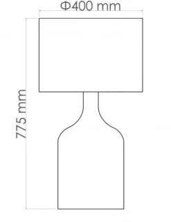 Clearance Lampada da tavolo Alesia Ambra a prezzi outlet Lampade Da Tavolo