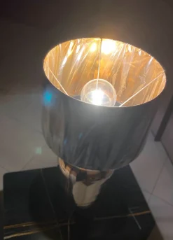 Clearance Lampada da tavolo Alesia Ambra a prezzi outlet Lampade Da Tavolo