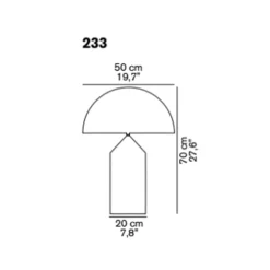 O-Luce Lampada da tavolo Atollo 433 oro a prezzo scontato- Lampade Da Tavolo