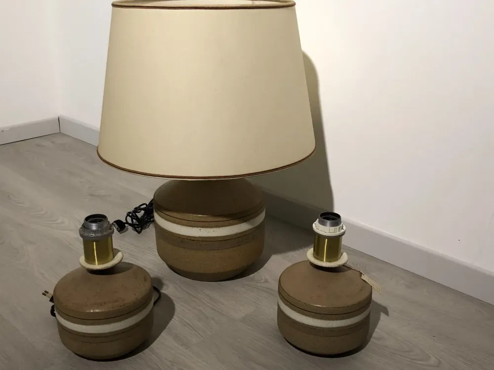 Discount Lampada da tavolo Greta Ambra a prezzi outlet Lampade Da Tavolo