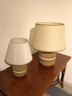 Discount Lampada da tavolo Greta Ambra a prezzi outlet Lampade Da Tavolo