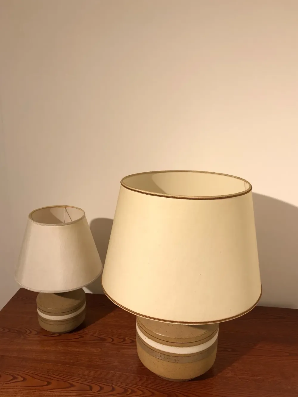 Discount Lampada da tavolo Greta Ambra a prezzi outlet Lampade Da Tavolo