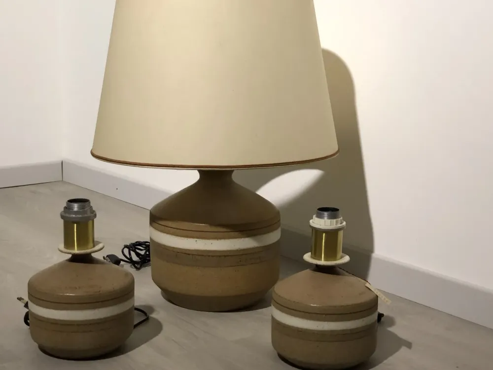 Discount Lampada da tavolo Greta Ambra a prezzi outlet Lampade Da Tavolo