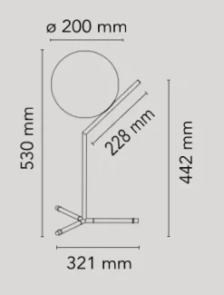 Flos Lampada da tavolo Ic t1 high a prezzo Outlet- Lampade Da Tavolo